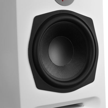 Aperion Audio Novus N6B 2-Way 6.5" Bookshelf Speaker Pure White 6.5" Mid-Woofer