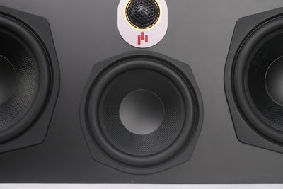 Aperion Audio Novus N6C 3-Way 6.5" Center Channel Speaker Stealth Black Drivers
