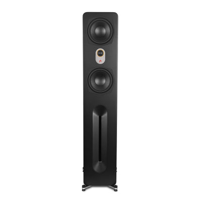 aperion-novus-n6t-tower-speaker-stealth-black-front-side