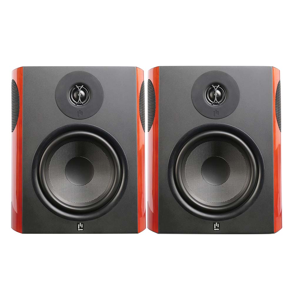 aperion-verus-v8s-8"-tripolar-surround-speaker-glosscherry-front-side