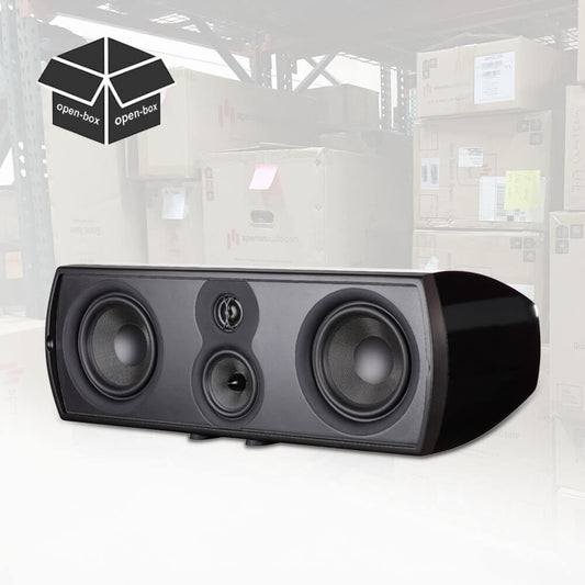 Open Box(25% Off) | Verus V6C 3-Way Dual 6.5" Center Channel Speaker | Gloss Black | Save 199.75$ - Aperion Audio