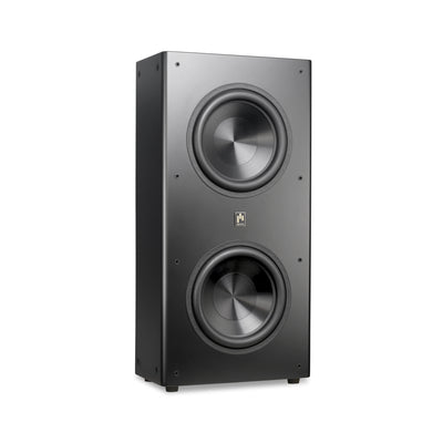 aperion b212s slim active subwoofer right front 