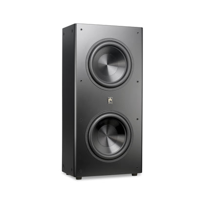 aperion b212s slim active subwoofer right front 