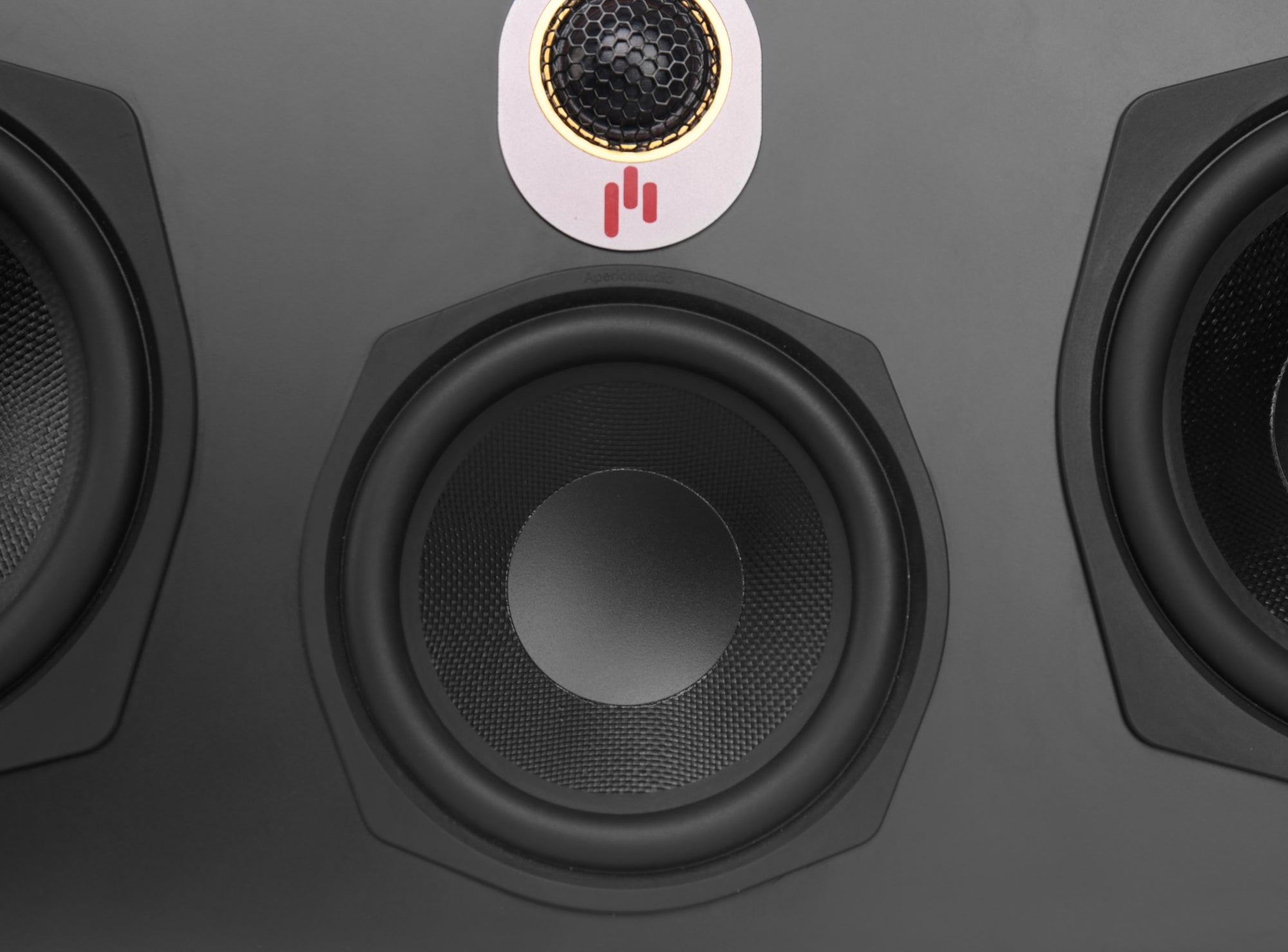 Aperion Audio Novus N6C 3-Way 6.5" Center Channel Speaker Stealth Black  Midrange Driver