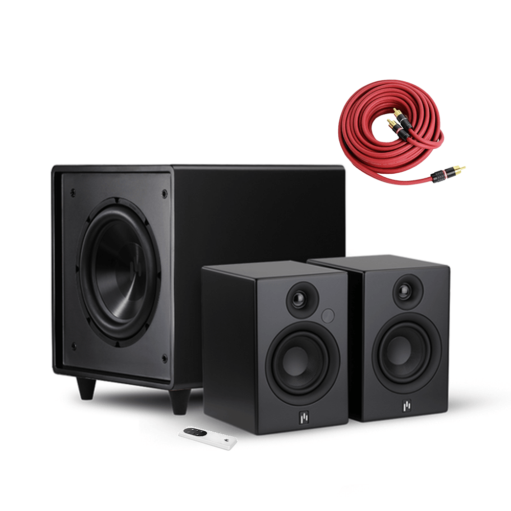 Allaire Bluetooth Gaming Speaker and Bravus II 10D Subwoofer Bundle - Aperion Audio