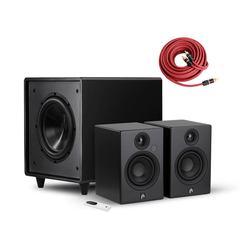 Allaire Bluetooth Gaming Speaker and Bravus II 10D Subwoofer Bundle - Aperion Audio