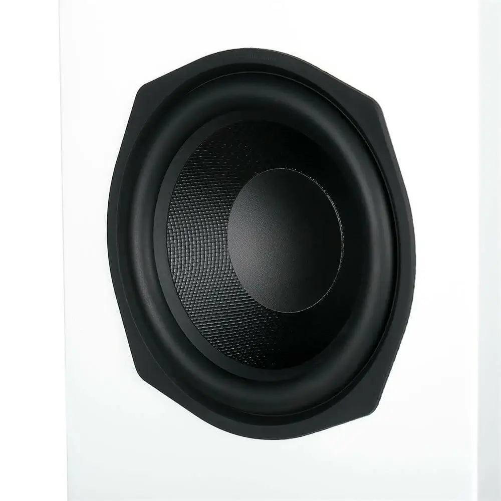 aperion-novus-n5t-tower-speaker-pure-white-woofer