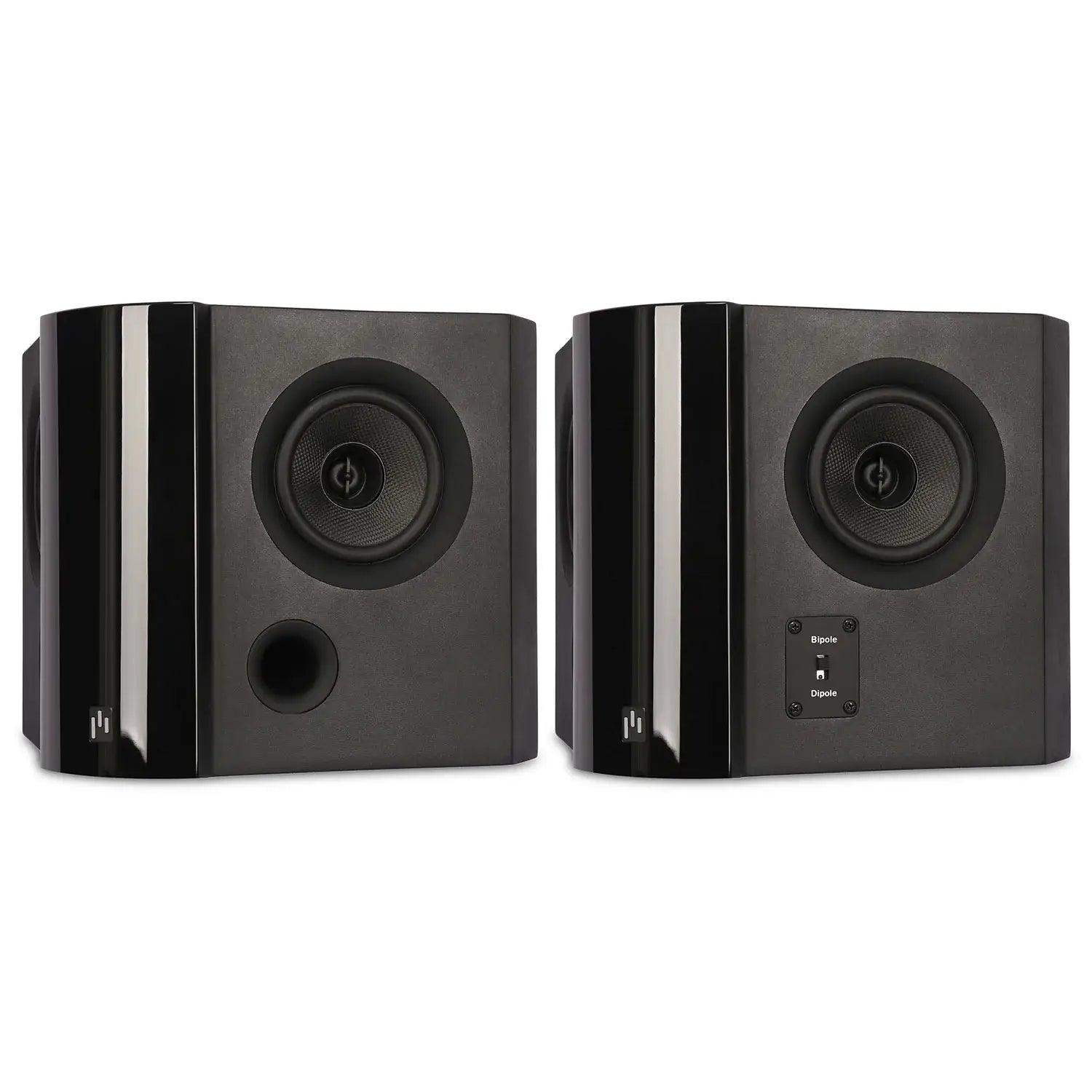 Aperionaudio-Verus-VSS-Surround-Dipole-Bipole-Speaker-Gloss-Black-Pair-Withno-Grille