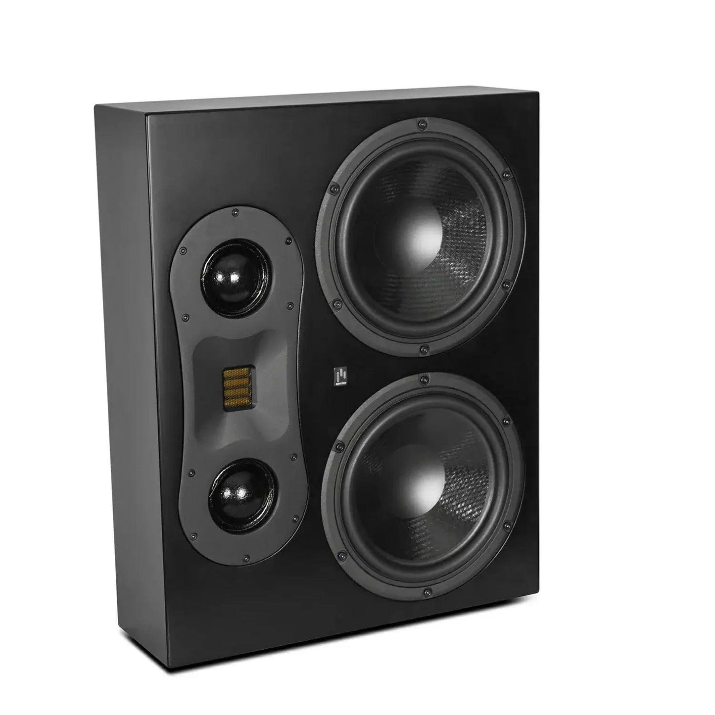 Theatrus T80S 3-Way Dual 8" Slim Cinema/Studio Monitor On-Wall Speaker - Aperion Audio