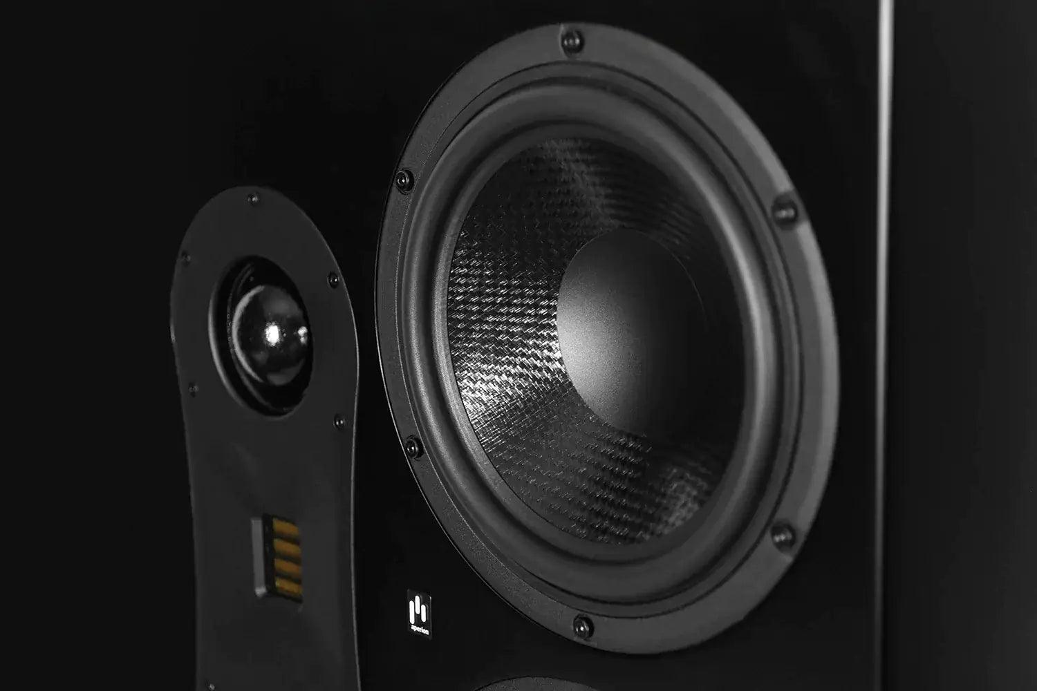 Theatrus T80S 3-Way Dual 8" Slim Cinema/Studio Monitor On-Wall Speaker - Aperion Audio