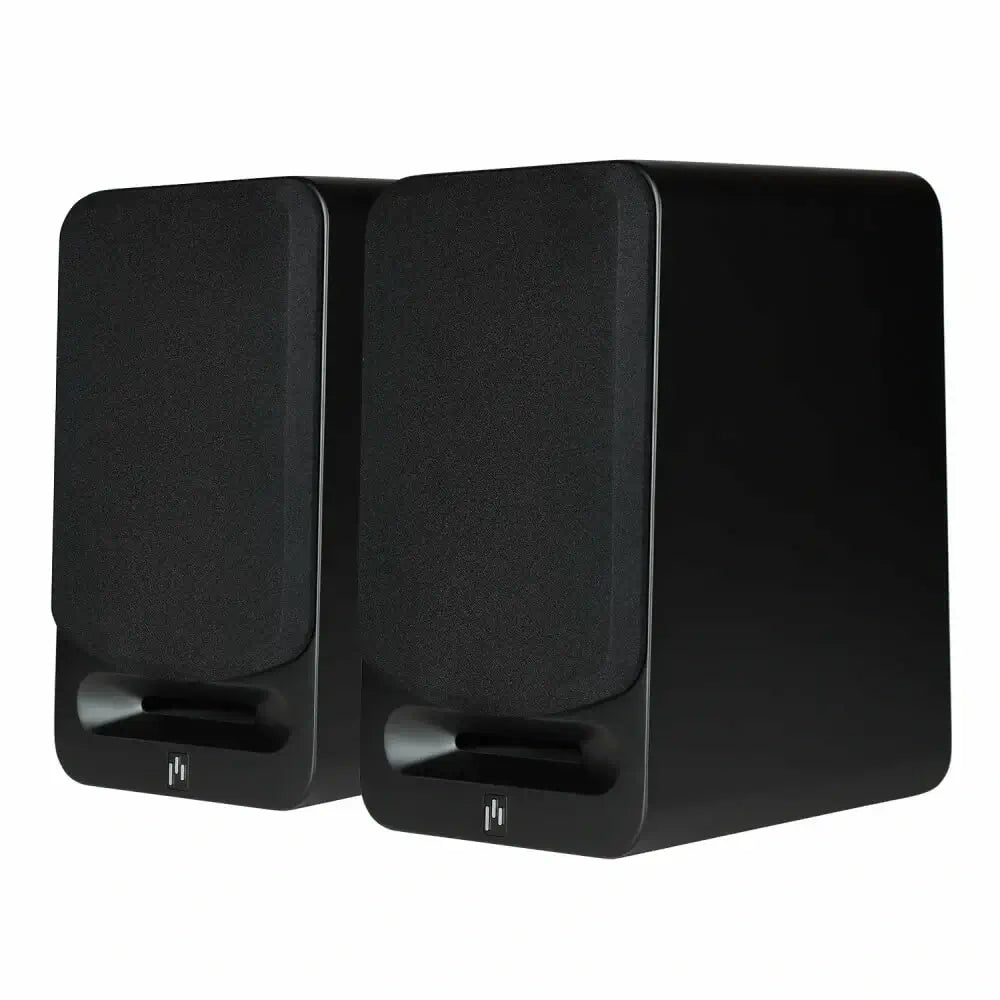 Aperion-Novus-N5B-2Way-5.25"-Bookshelf-Speaker-StealthBlack-With-Grille-On-aperionaudio