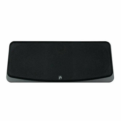 Aperion-Novus-N5C-3Way-Dual-5.25"-Center-Speaker-StealthBlack-Front-With-Grille-aperionaudio