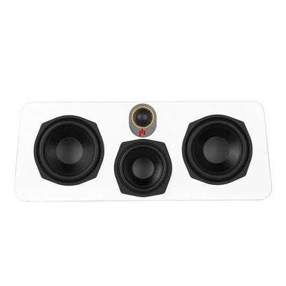 Aperion-Novus-N5C-3Way-Dual-5.25"-Center-Speaker-White-Front-Withno-Grille-aperionaudio