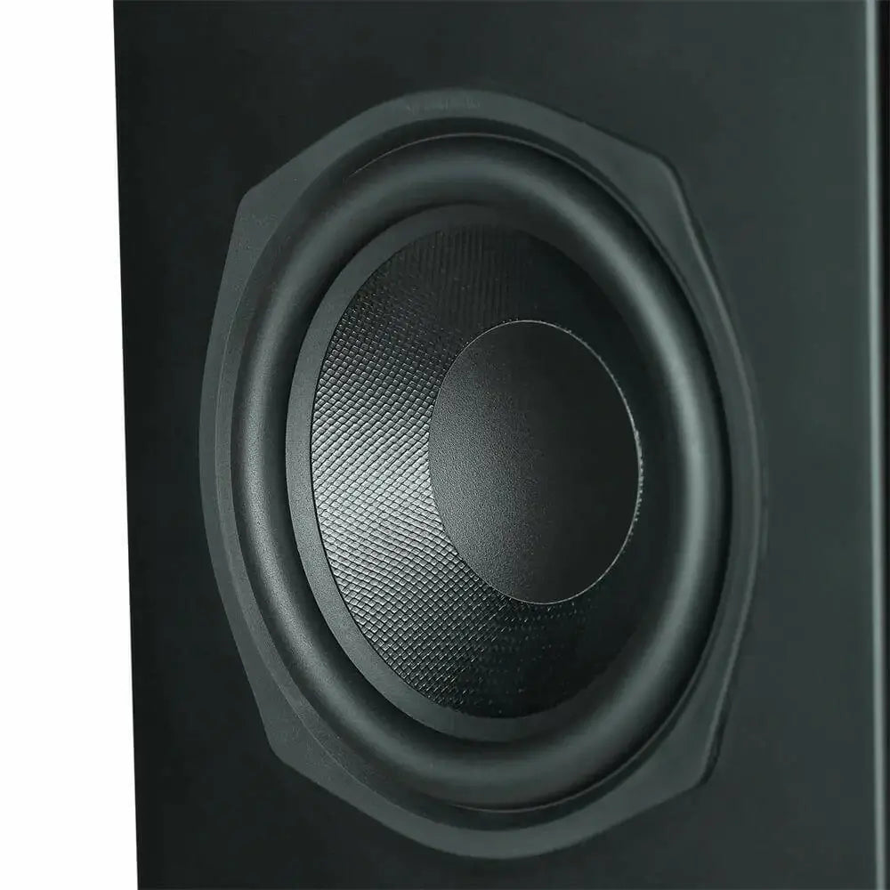 Aperion-Novus-N5T-2Way-Dual-5.25"-Floorstanding-Tower-Speaker-StealthBlack-Woofer-aperionaudio