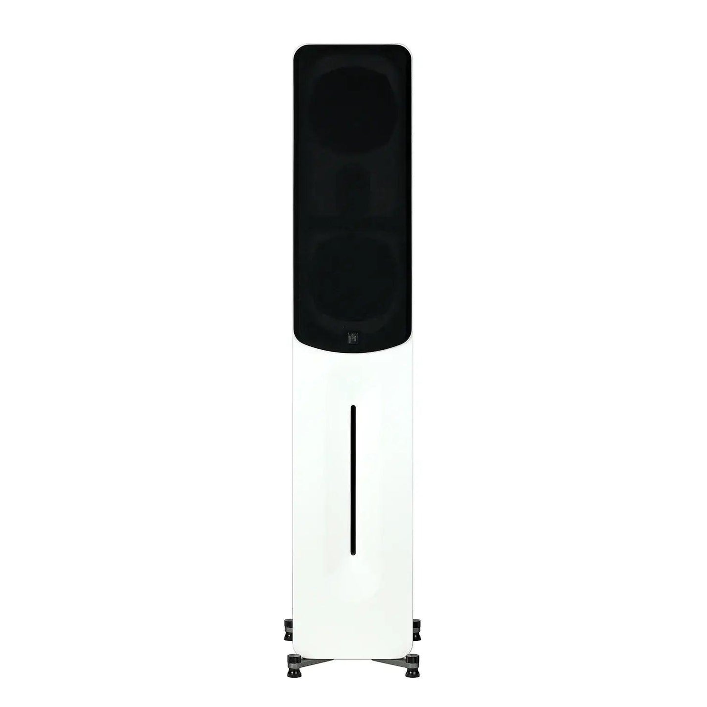aperion-novus-n5t-tower-speaker-pure-white-front-grille-on