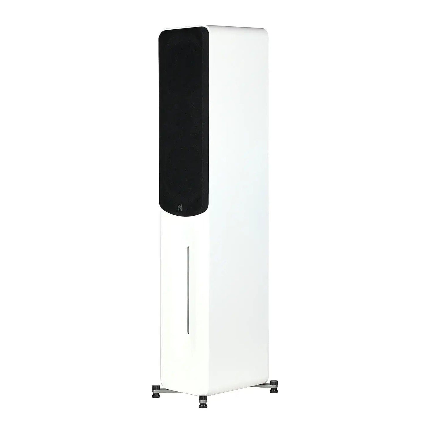 aperion-novus-n5t-tower-speaker-pure-white-side-front