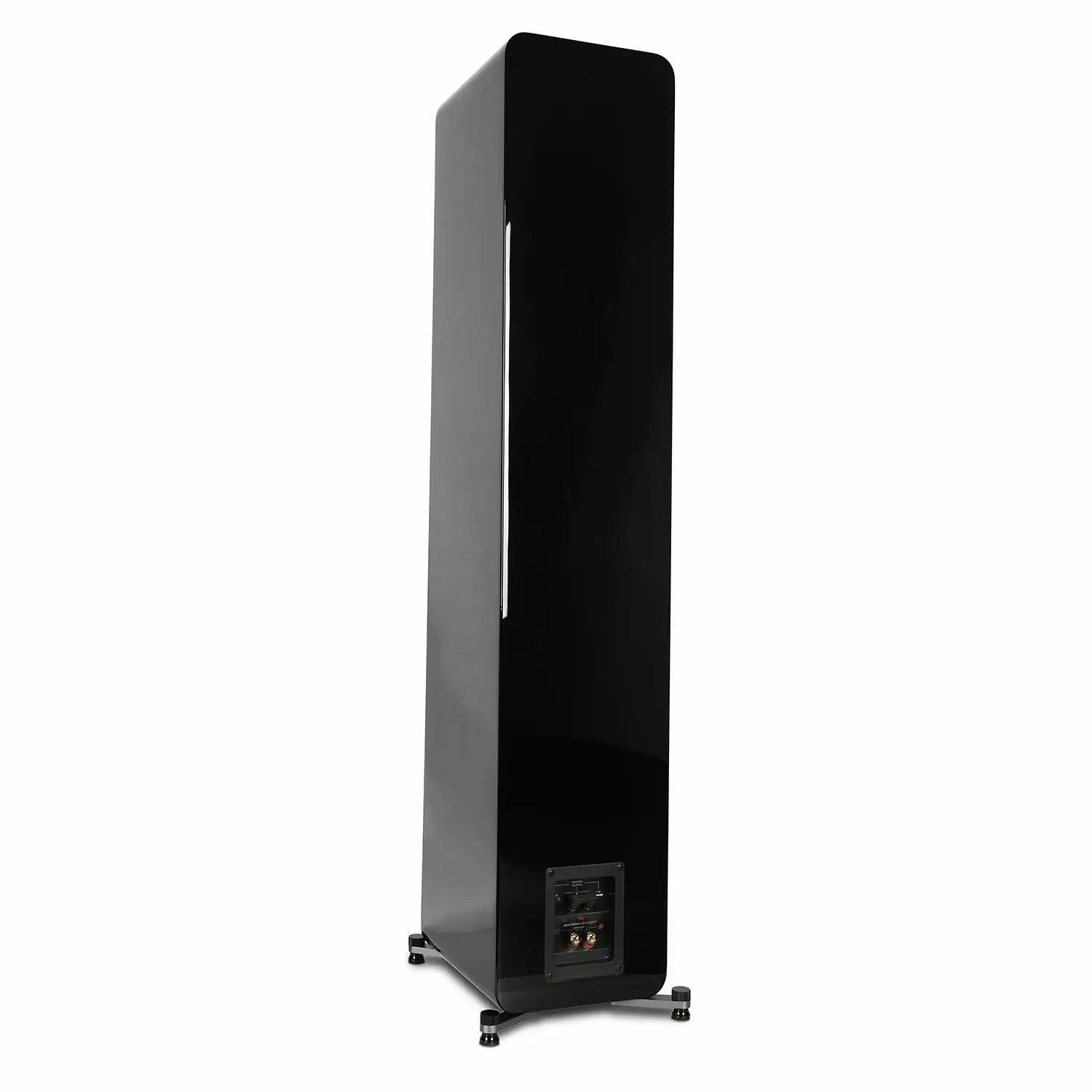 aperion-novus-n6t-tower-speaker-gloss-black-side-rear