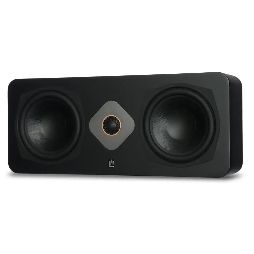 Aperion-Novus-Slim-N6SC-LCR-Dual-6.5"-On-Wall&Surround-2way-Speaker-StealthBlack-Center-aperionaudio