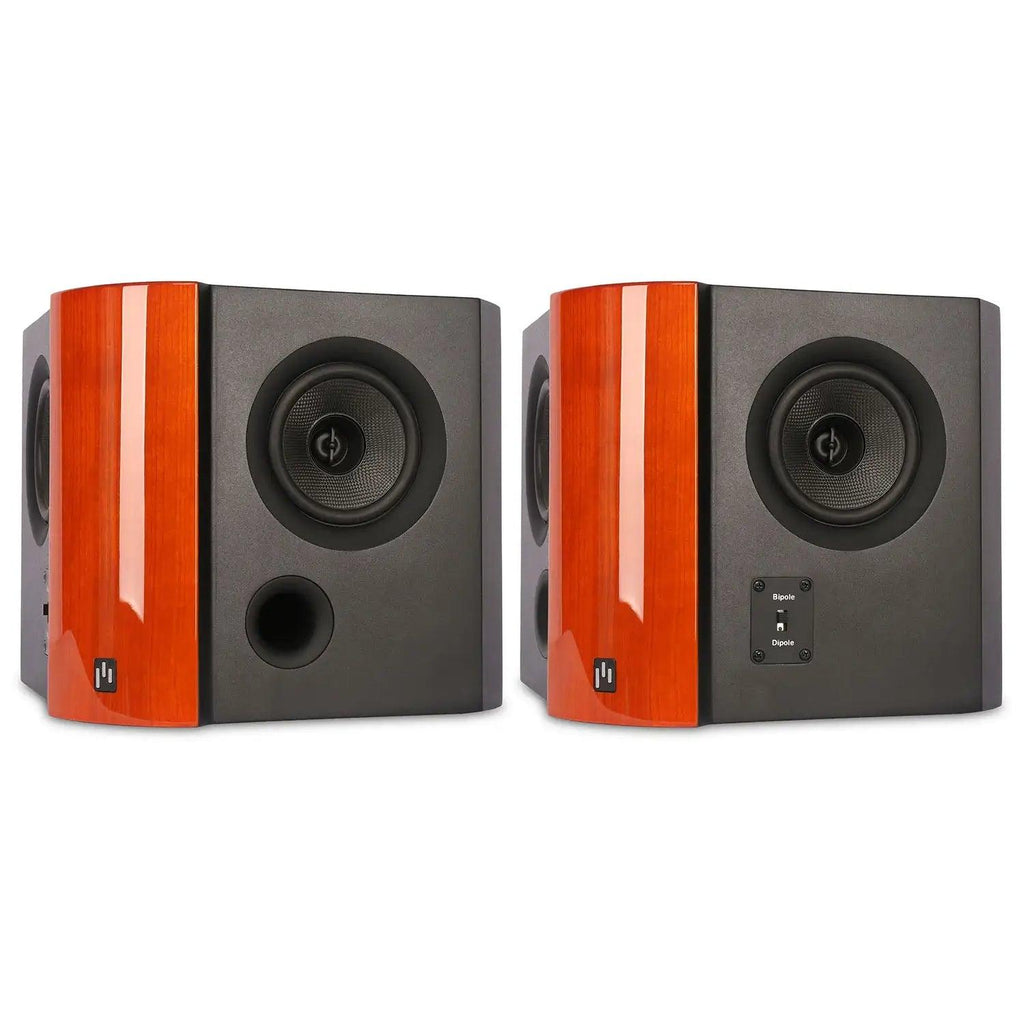 Aperionaudio-Verus-VSS-Surround-Dipole-Bipole-Speaker-Gloss-Cherry-Pair-Withno-Grille