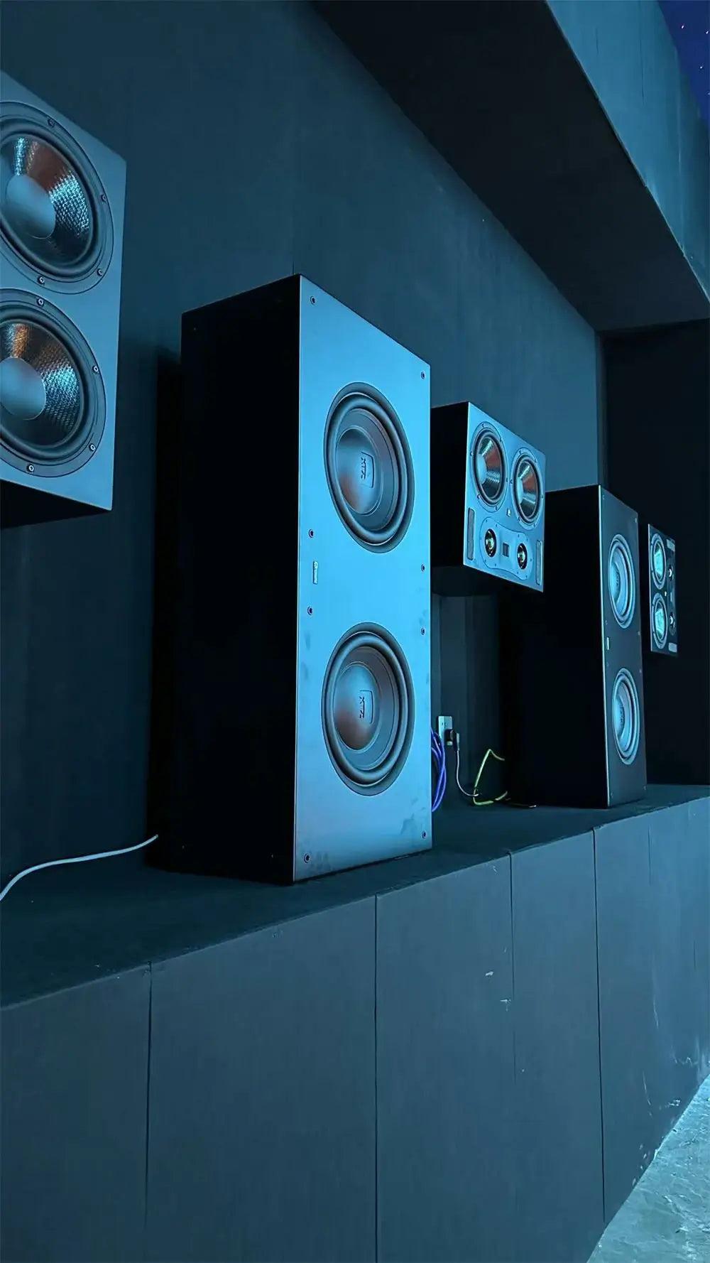 Theatrus T80 3-Way Dual 8" Cinema/Studio Monitor Speaker - Aperion Audio
