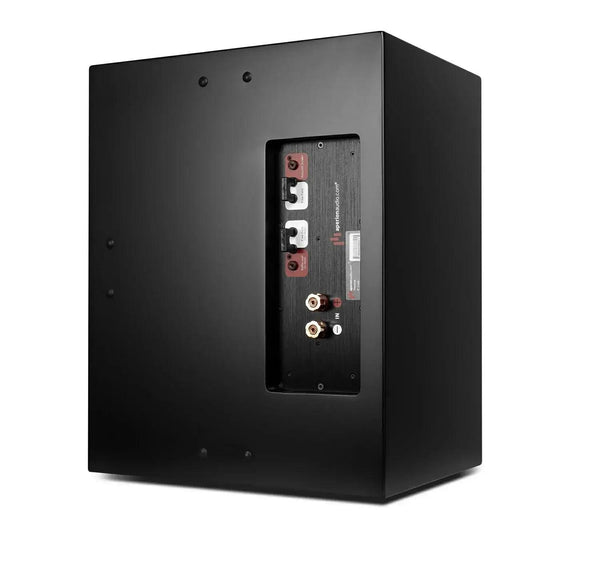 Theatrus T80 &mdash; вид сзади под углом (переключатели и клеммы)