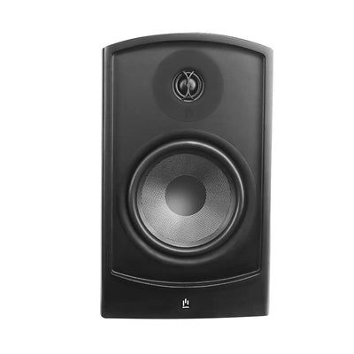 Aperionaudio-Verus-III-Concert-V8B-8"-Bookshelf-Speaker-Gloss-Black-Front-Withno-Grille