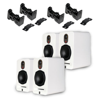 Novus Bookshelf 4.0 Height Expansion Quadraphonic Bundle - Aperion Audio