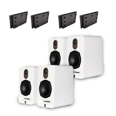 Novus Bookshelf 4.0 Height Expansion Quadraphonic Bundle - Aperion Audio