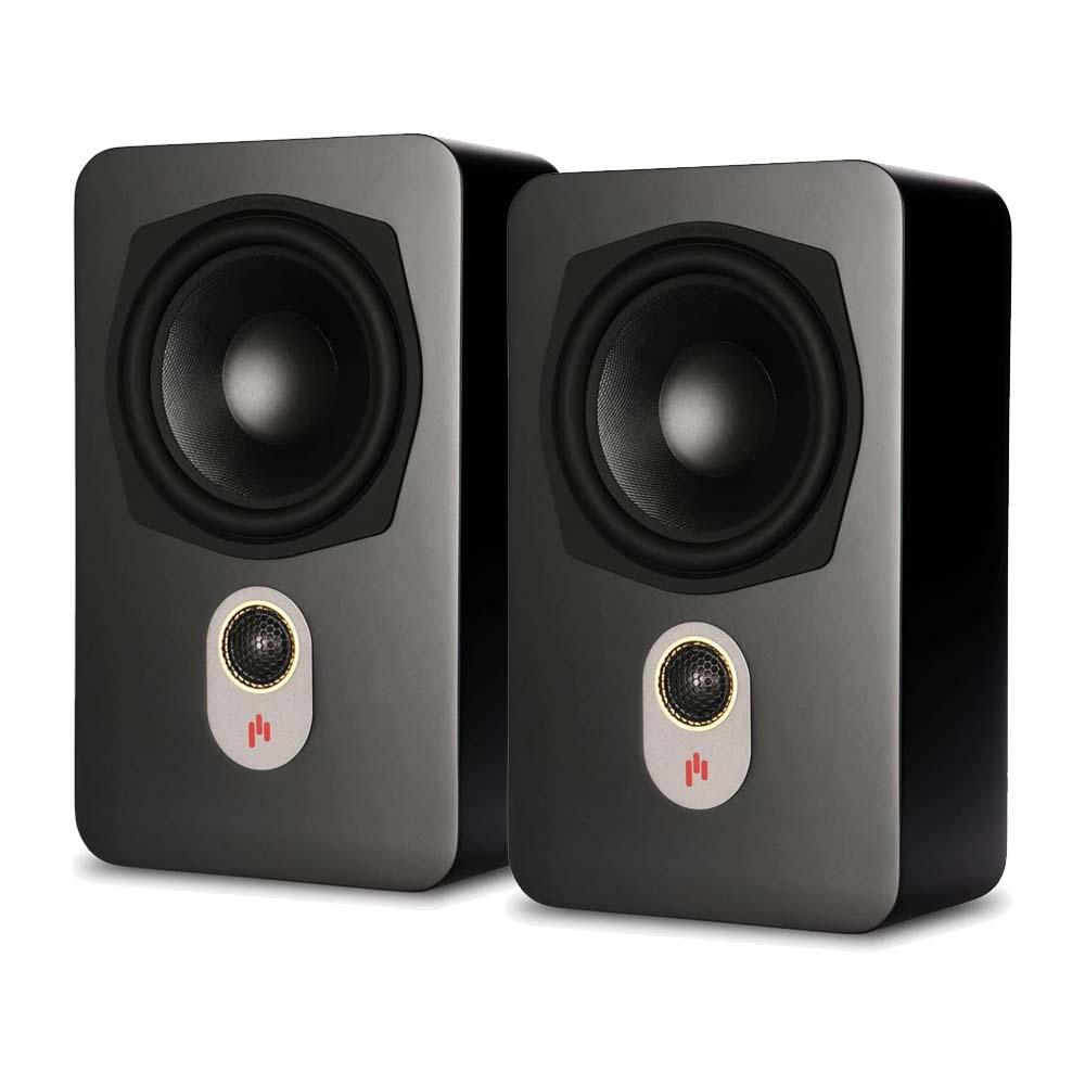 Open Box(15% off) | Novus Slim N6SR Satellite 6.5" On-Wall & Surround 2-Way Speaker Pair | Stealth Black | Save 89.85$