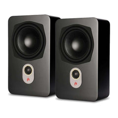 Open Box(15% off) | Novus Slim N6SR Satellite 6.5" On-Wall & Surround 2-Way Speaker Pair | Stealth Black | Save 89.85$