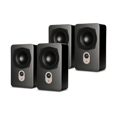 Novus Slim Satellite 4.0 Height Expansion Quadraphonic Bundle - Aperion Audio
