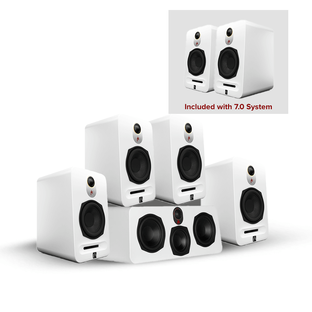 Novus 5.0 Bookshelf Harmony Speaker System - Aperion Audio