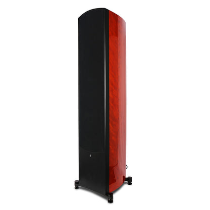 aperion-Verus-V8T-3Way-Dual-8"-Tower-Floorstanding-Speaker-GlossCherry-Single-Grille-On-aperionaudio