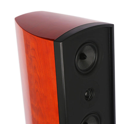 aperion-Verus-V8T-3Way-Dual-8"-Tower-Floorstanding-Speaker-GlossCherry-Top-aperionaudio