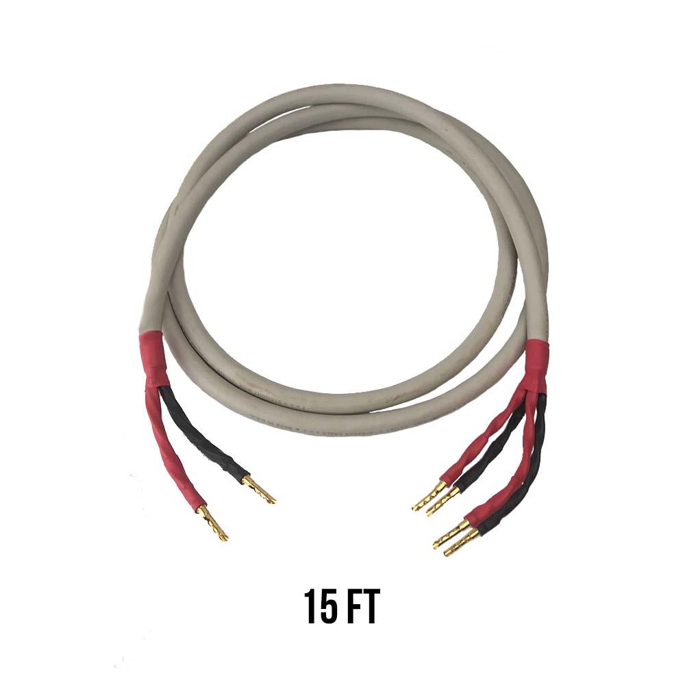 Straight Wire Octave IIII Premium Cable 15 AWG 8 Conductor - Biwire Pair - Aperion Audio