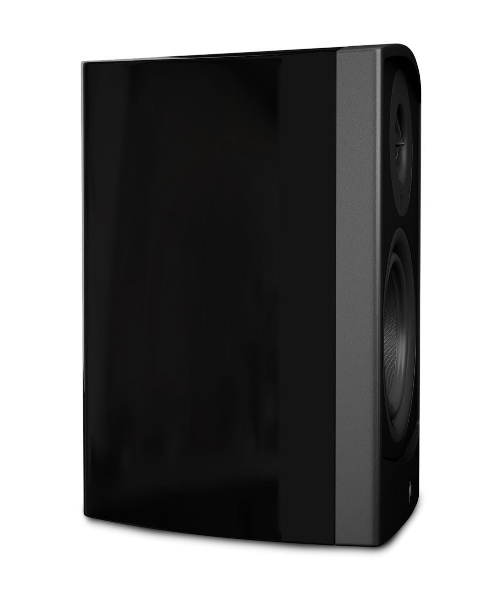 Aperion-Verus-V5B-2Way-5.25"-Bookshelf-Speaker-Glossblack-Side-aperionaudio