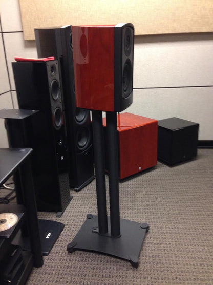 Sanus Steel SF30B 30" Speaker Stand Pair - Aperion Audio