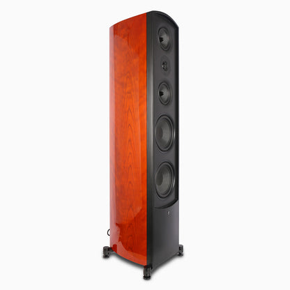 aperion-Verus-V8T-3Way-Dual-8"-Tower-Floorstanding-Speaker-GlossCherry-Side-Front-aperionaudio